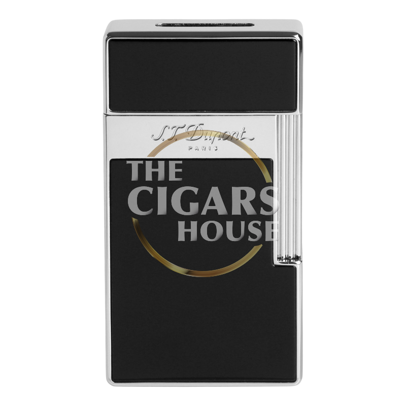St Dupont Biggy Shny Black&Chrome Piece