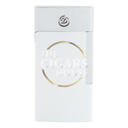 St Dupont E Slim White Chrome Piece