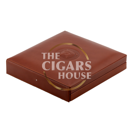 Dunhill The White Spot Travel Humidor Bulldog 10 Brown Piece